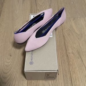 Rothy’s The Point in Petal Pink Solid (Retired Color) Size 7